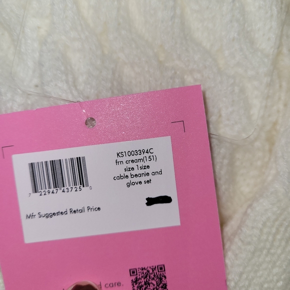 Kate Spade Ivory Cableknit Set - Picture 3 of 10